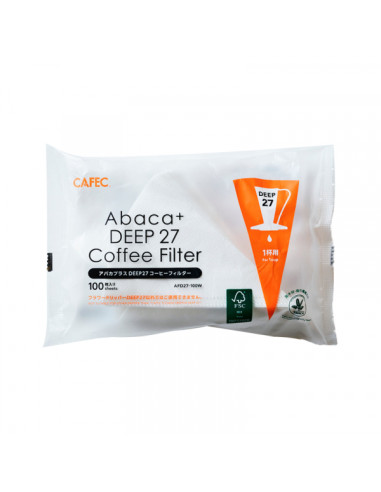 Cafec Abaca+ Deep 27 papirnati filteri veličina 01, 100 kom.
