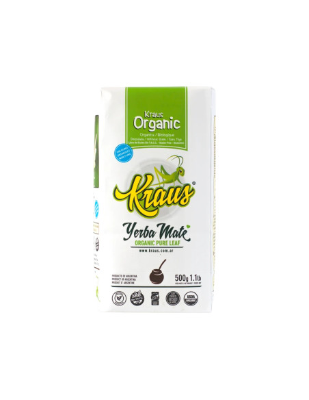 Yerba maté Kraus Organic Pure Leaf 500 g