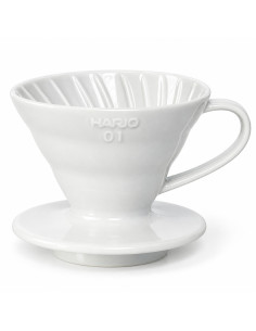Hario kapaljka V60-01 keramika - bijela (VDC-01W)