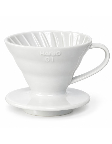 Hario kapaljka V60-01 keramika - bijela (VDC-01W)